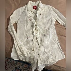 Oilily 100% cotton blouse with climber detail